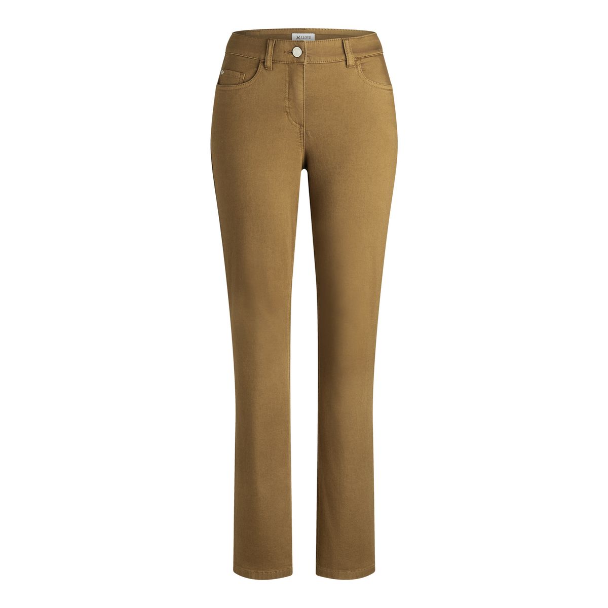 Schmal Geschnittene Five-Pocket Stoffhose