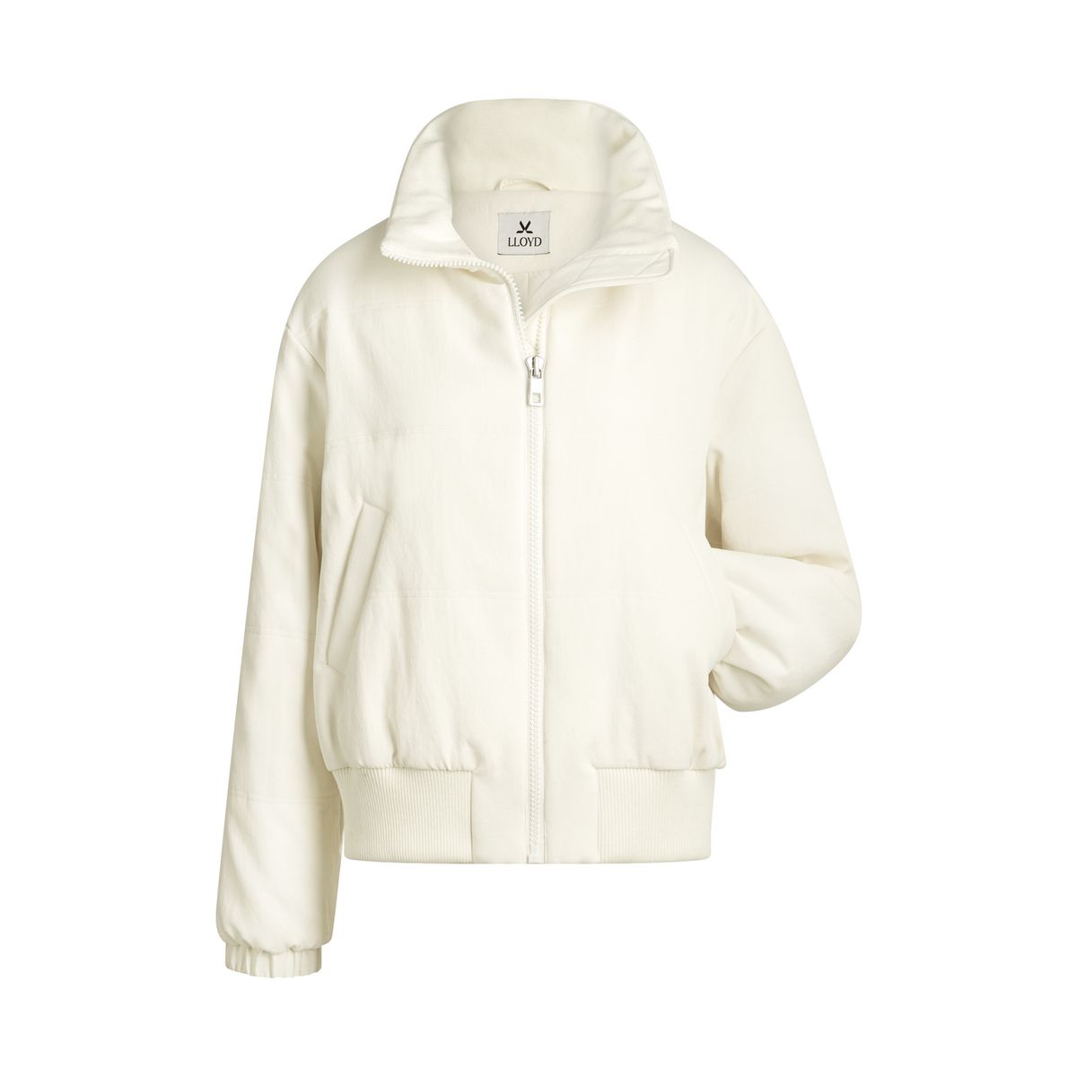 Minimalistische Wattierte Bomberjacke