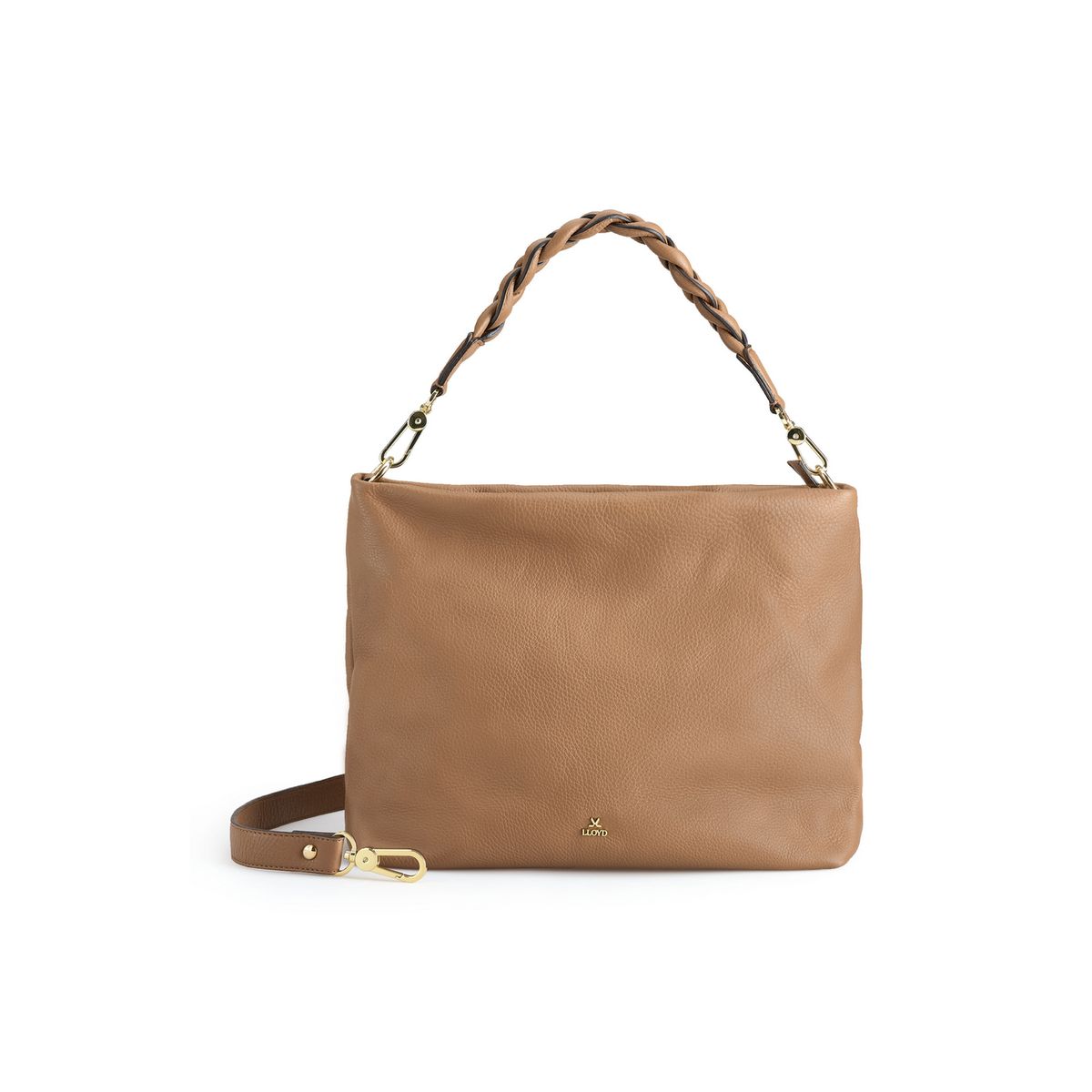 Elegante Hobo-Tasche aus Glattleder