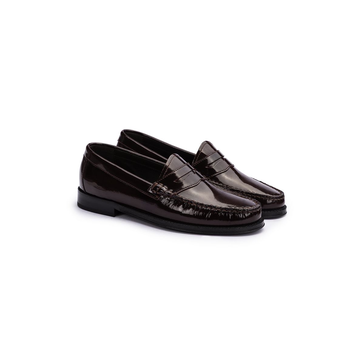 Klassische Penny-Loafer aus Lackleder
