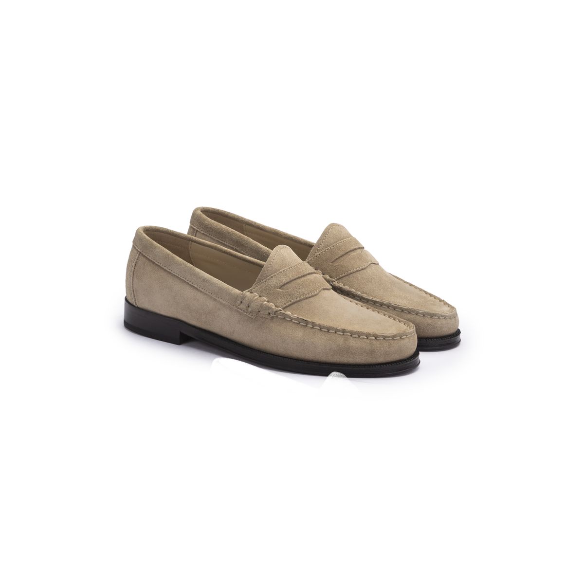 Klassische Penny-Loafer aus Rauleder