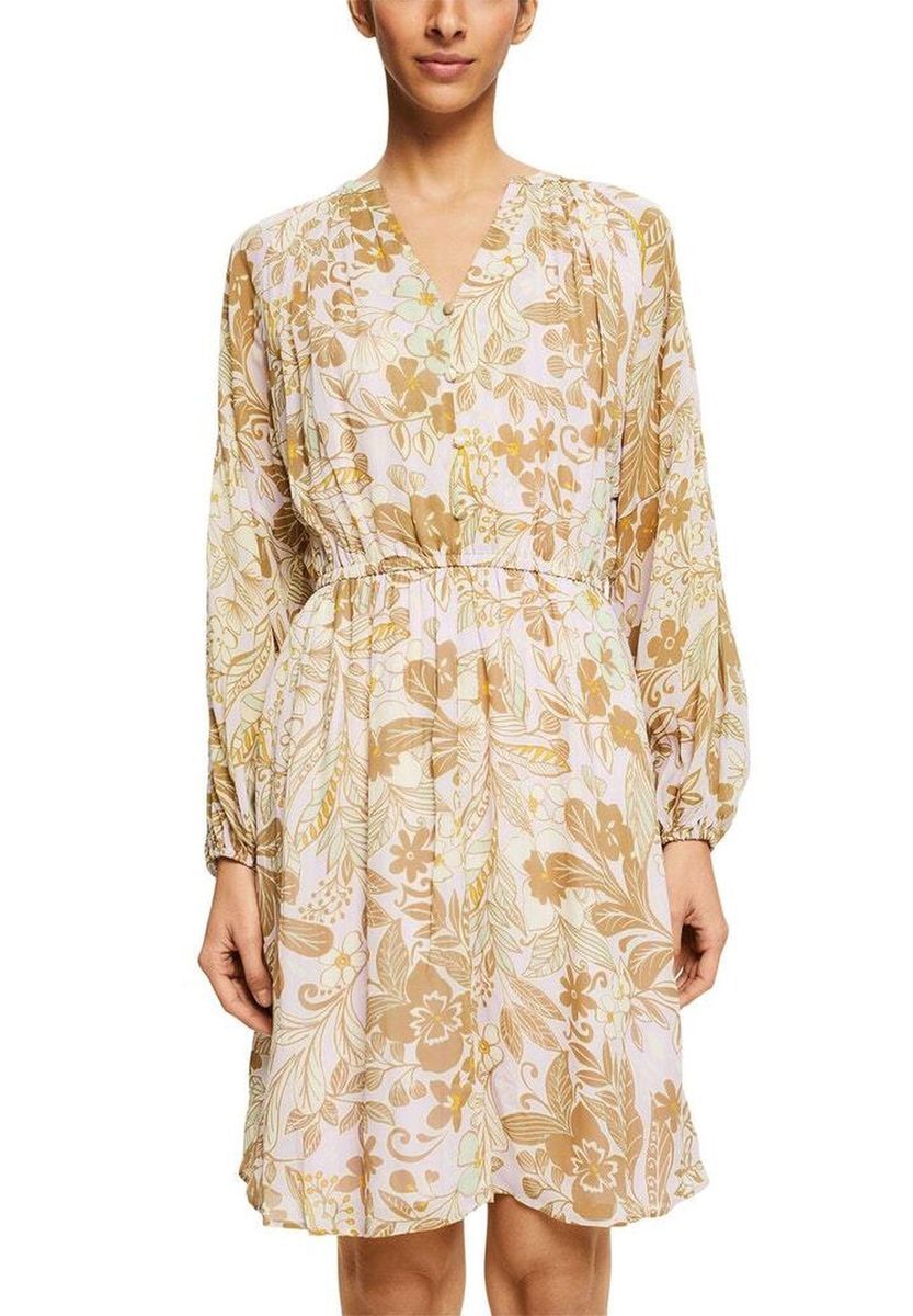 Luftiges Mini-Viskosekleid mit Blumenmuster