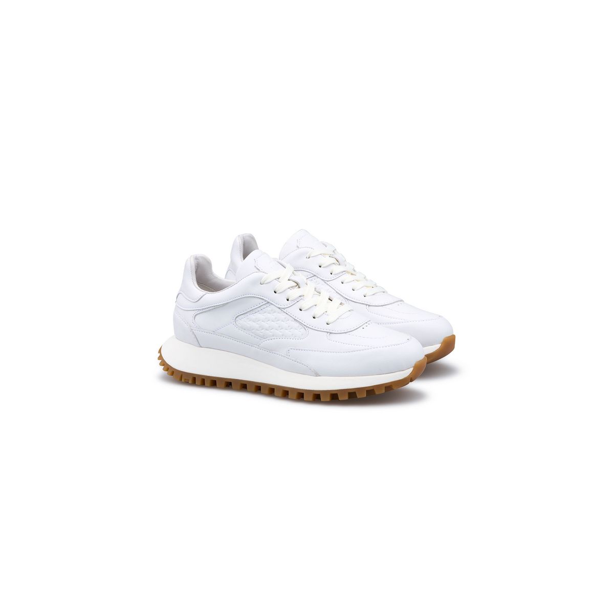 Eleganter Glattleder Sneaker