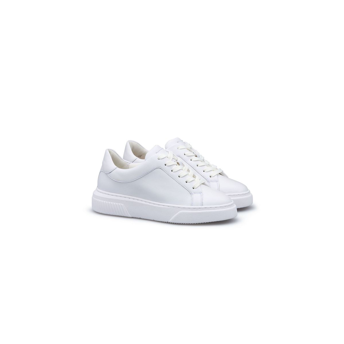 Elegante Glattleder Low-Top Sneaker