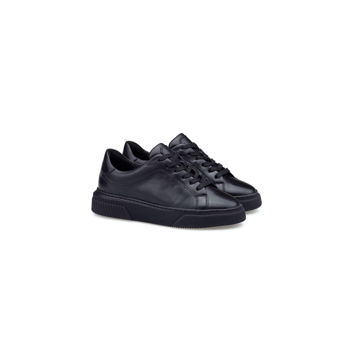 Klassische Low-Top Sneaker aus Glattleder
