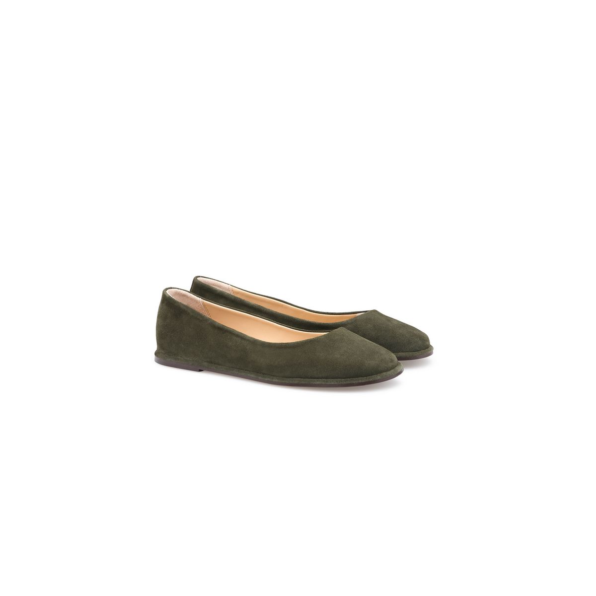 Elegante Ballerinas aus Rauleder