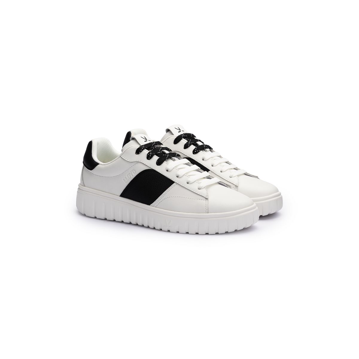 Low-Top Sneaker mit Kontrasteinsatz