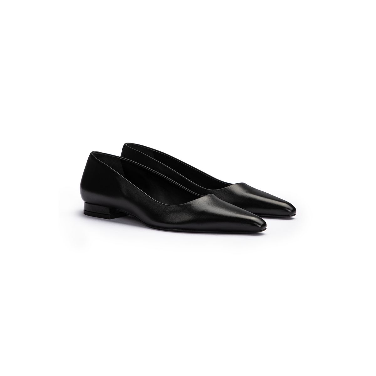 Elegante spitze Leder-Pumps