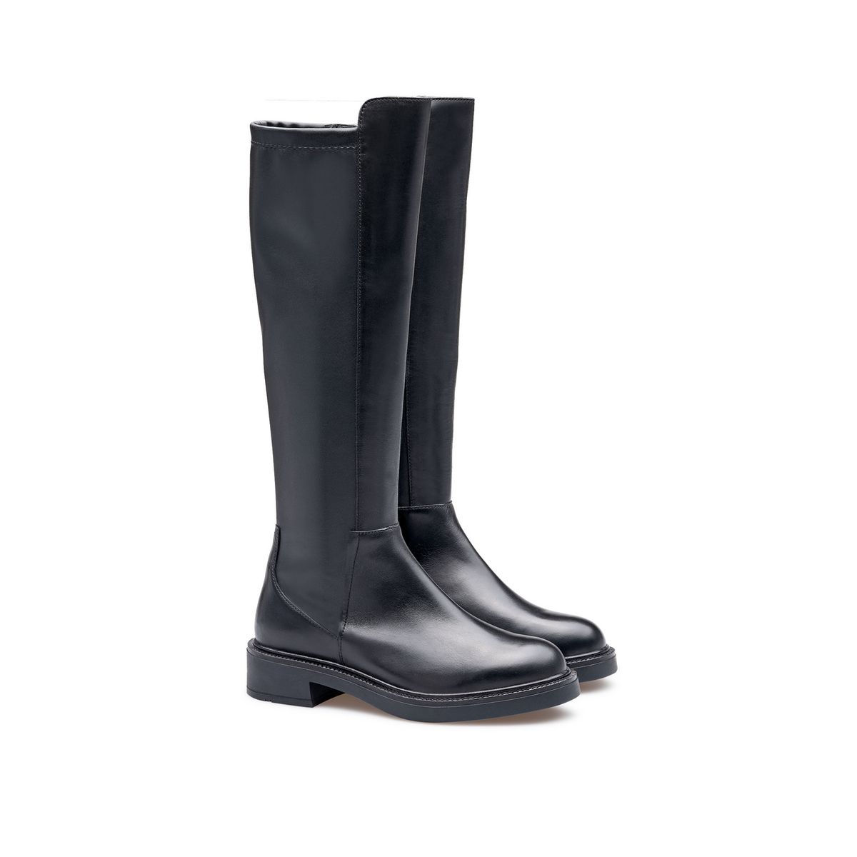 Elegante Kniehohe Lederstiefel