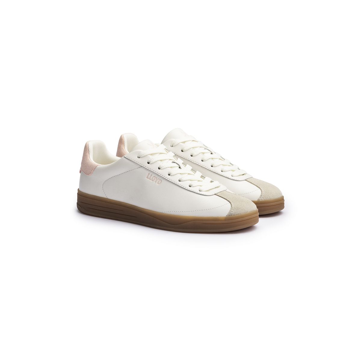 Sneaker aus Lederkombination