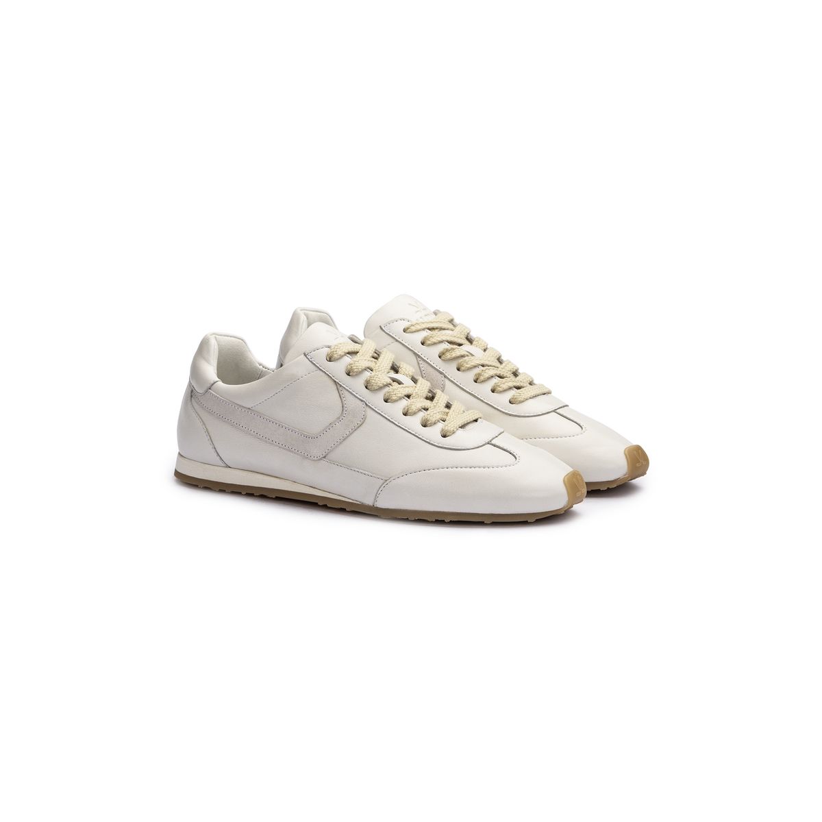 Minimalistische Leder Low-Top Sneaker