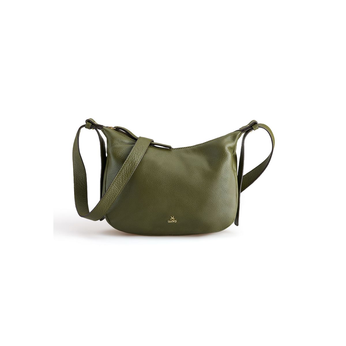 Hobo-Schultertasche aus Glattleder