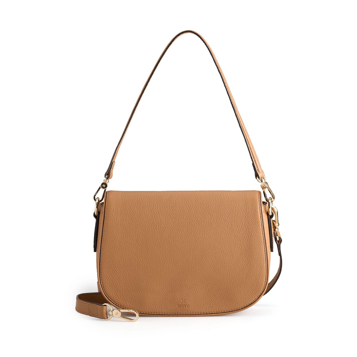 Handtasche aus genarbtem Leder