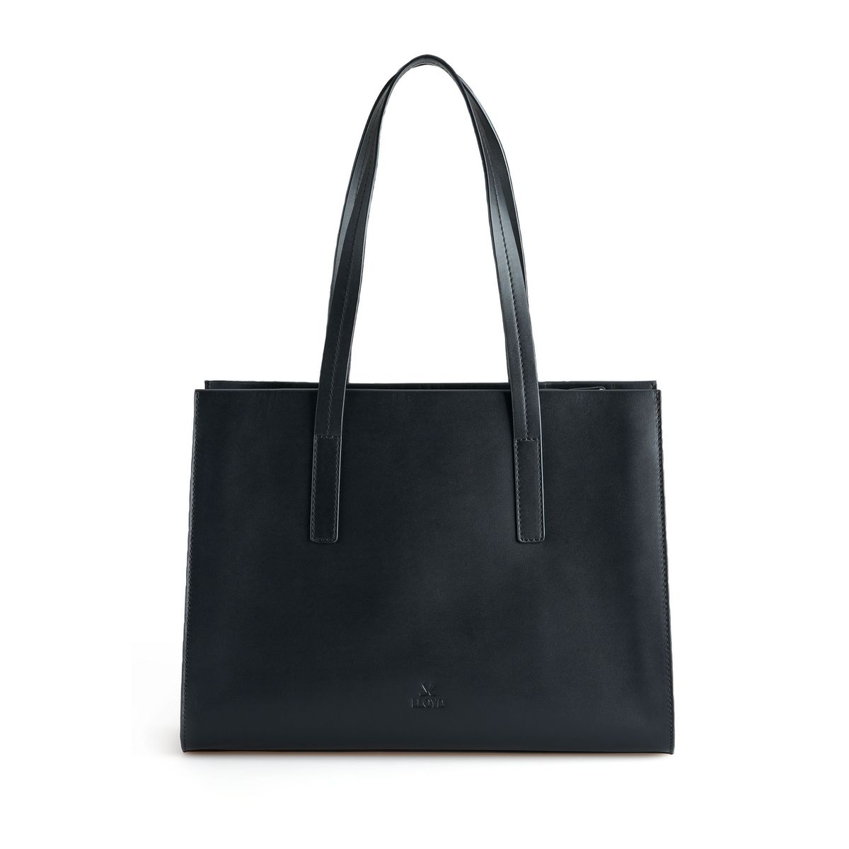 Strukturierter minimalistischer Leder-Shopper
