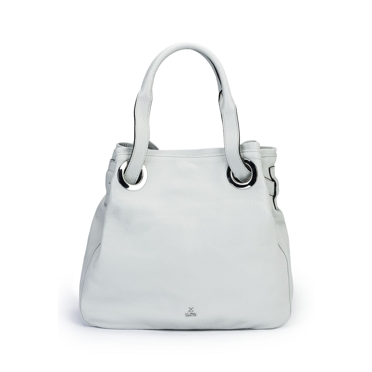 Shopper aus genarbtem Leder
