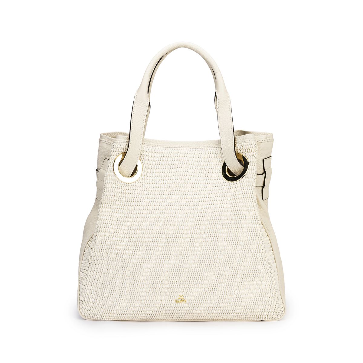 Eleganter Shopper aus strukturiertem Leder