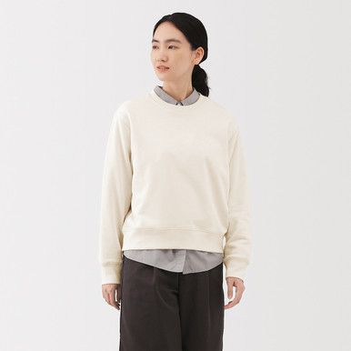 Locker geschnittenes Sweatshirt aus Baumwollmischgewebe