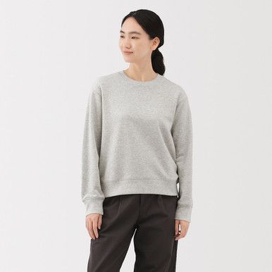 Locker geschnittenes Sweatshirt aus Baumwollmischgewebe