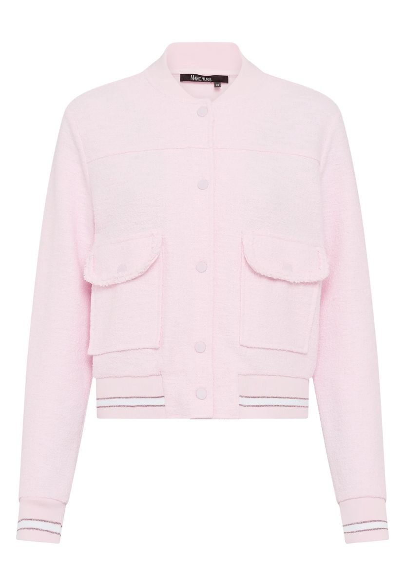 Strukturierte Bomberjacke mit Taschen