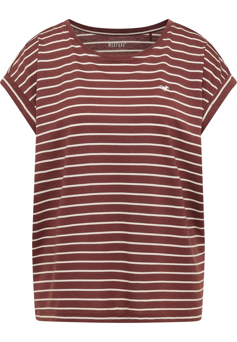 Gestreiftes Lyocell-Shirt im Relaxed Fit