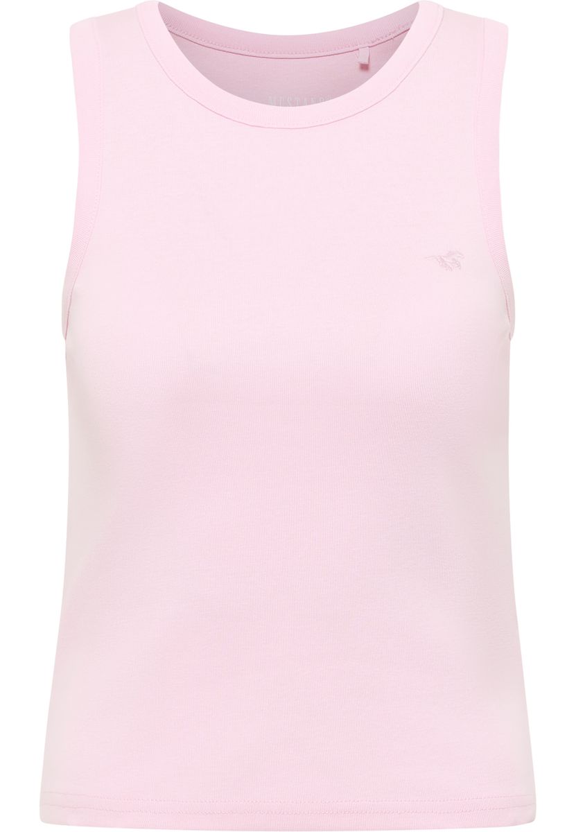 Geripptes Tanktop aus Bio-Baumwolle