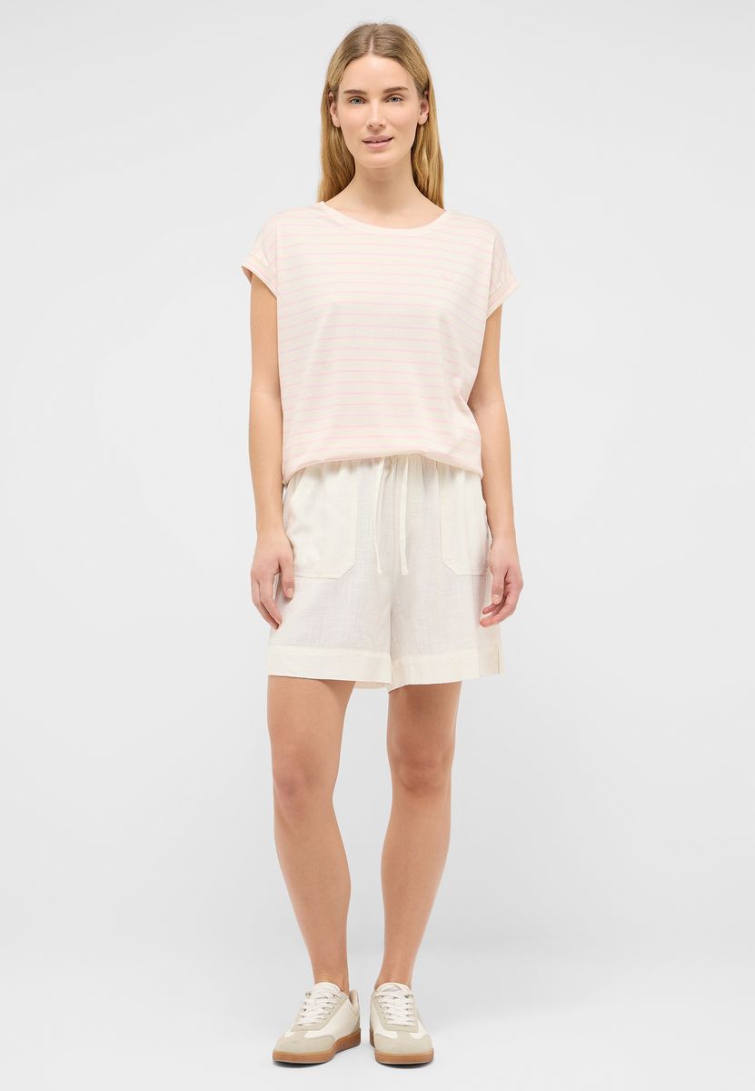 Leichte Shorts mit Leinenmischung