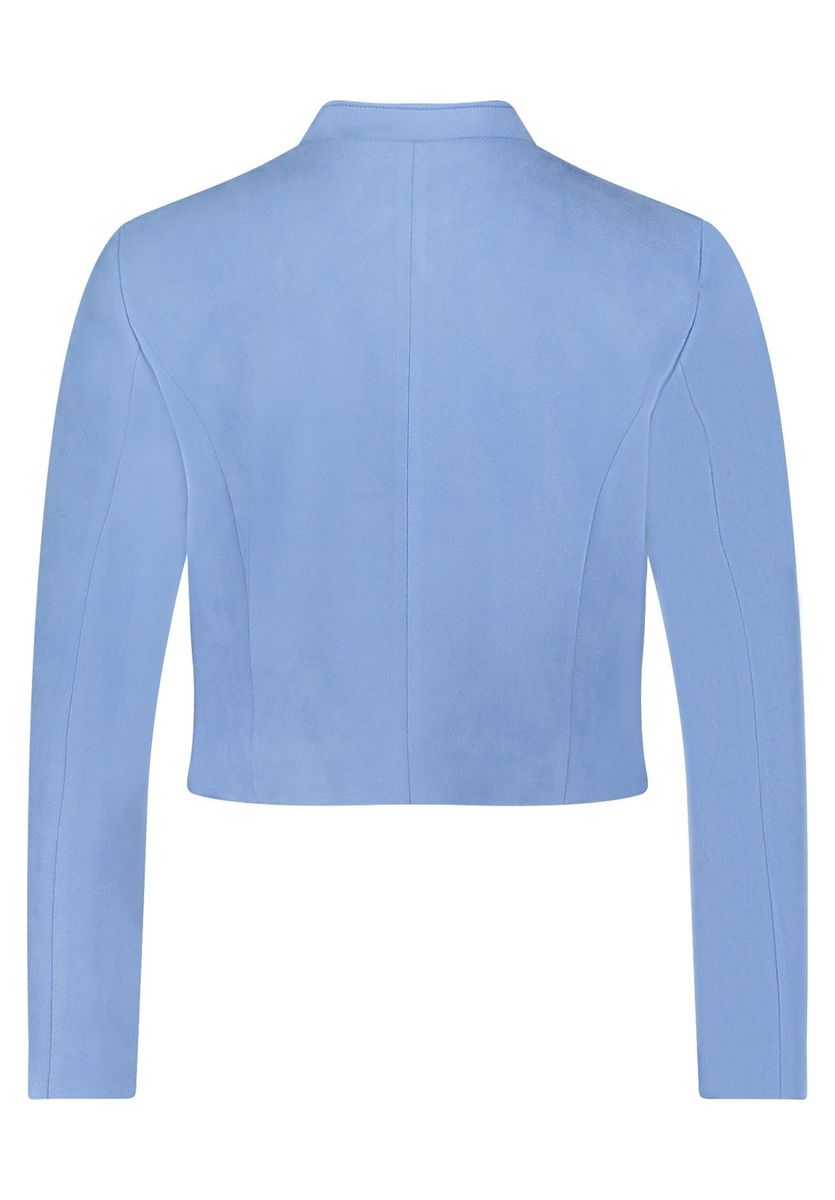 Taillierte Bikerjacke in Wildlederoptik