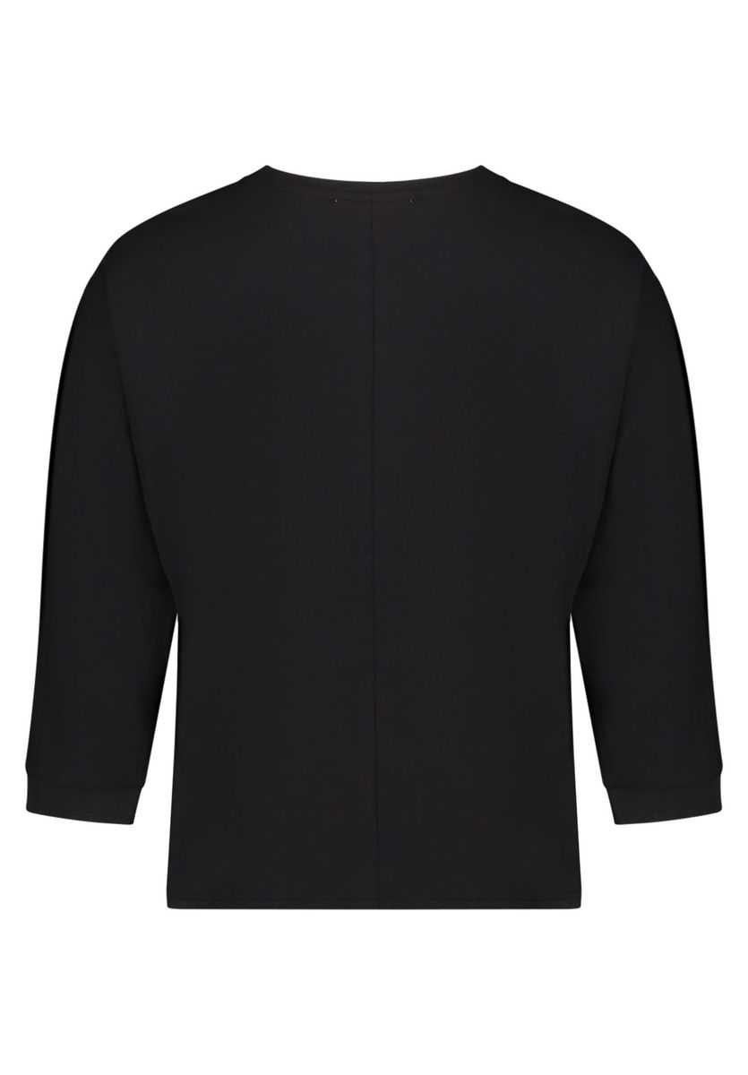 Oberteil mit geometrischem Patchwork-Muster
