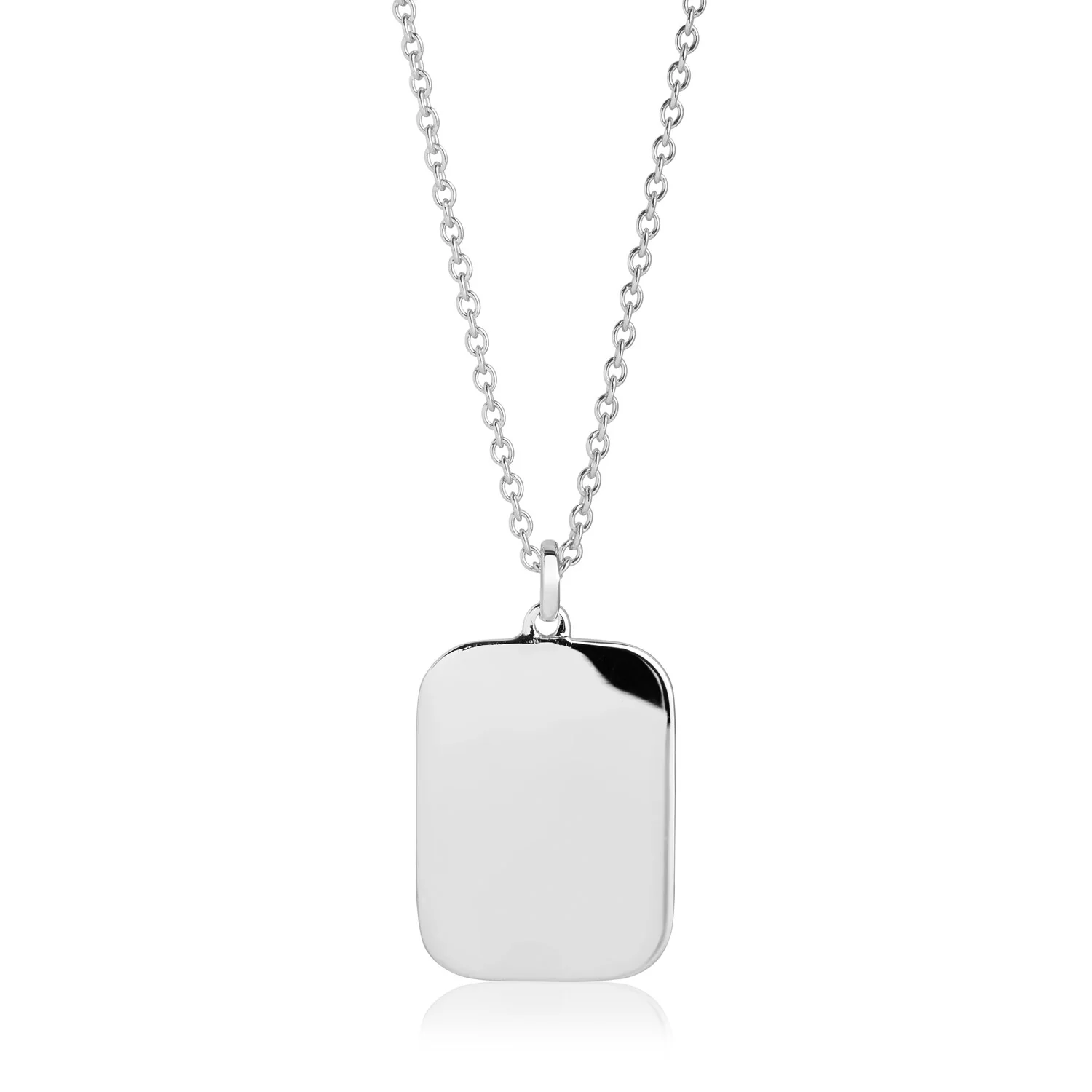 Minimalistische Polierte Anhängerkette
