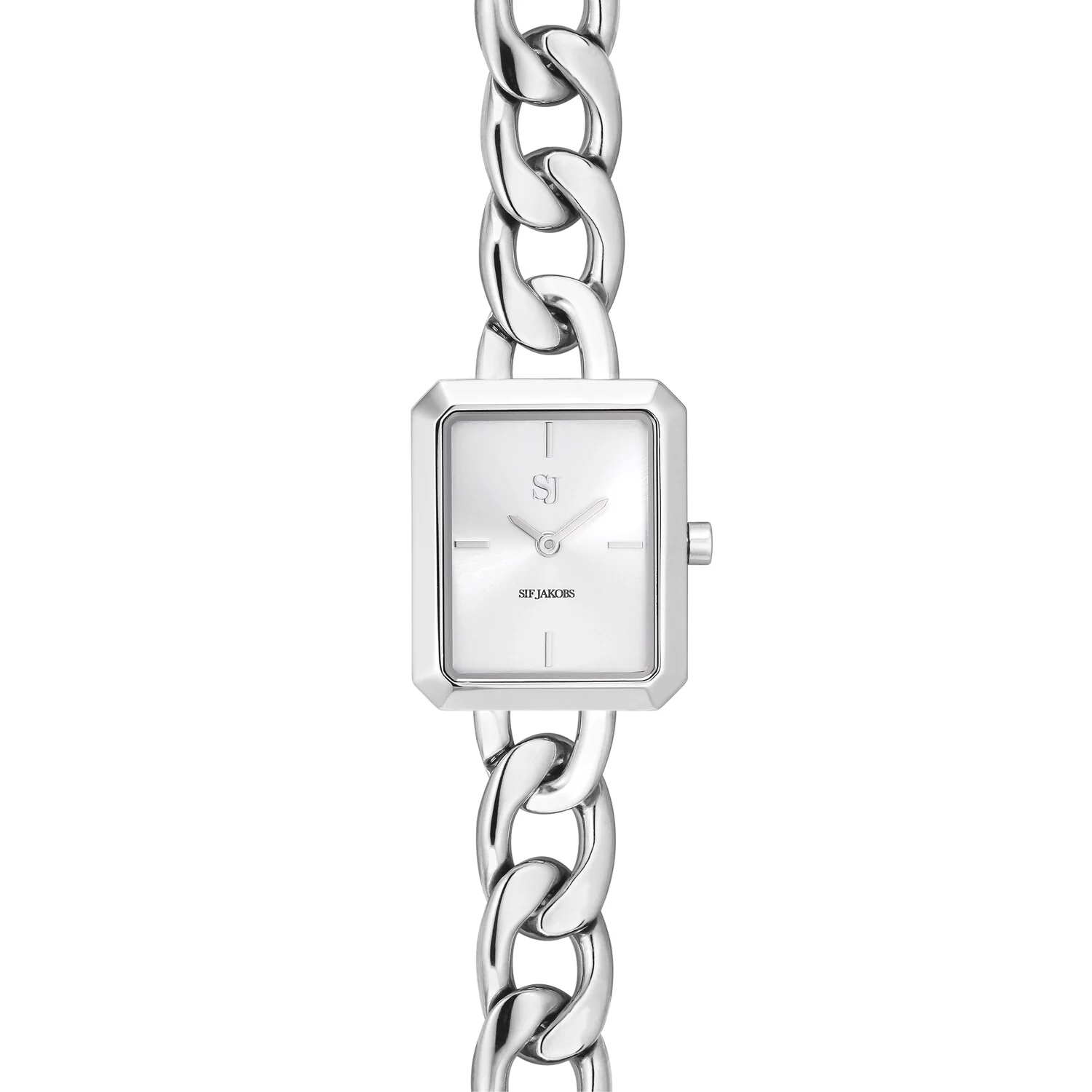 Elegante Armbanduhr mit Gliederkette