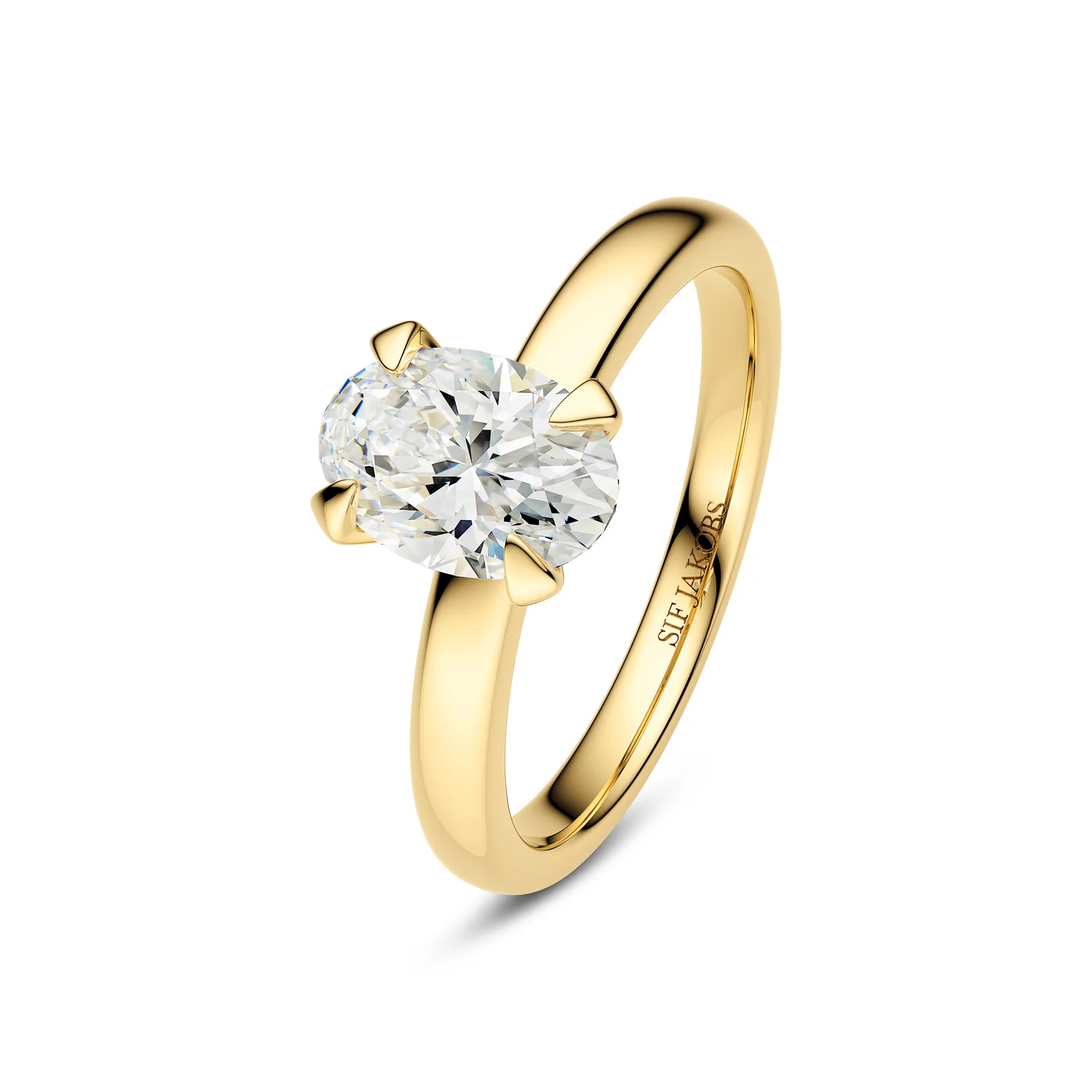 Grace Diamantring mit Ovalschliff