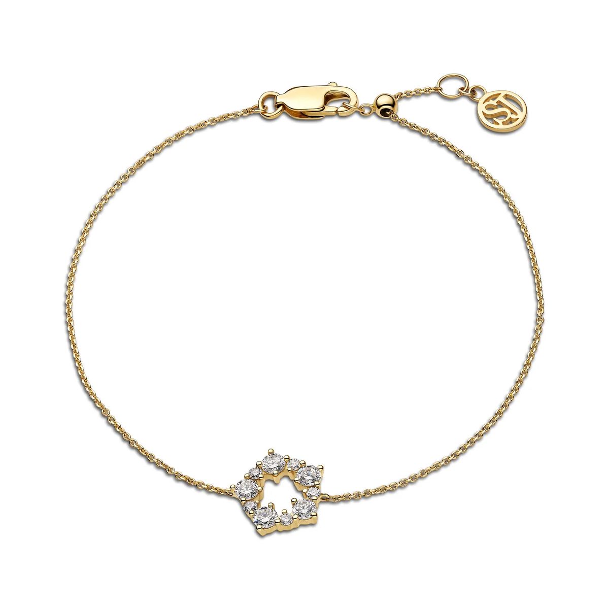 Brina Armband mit Diamant-Blume