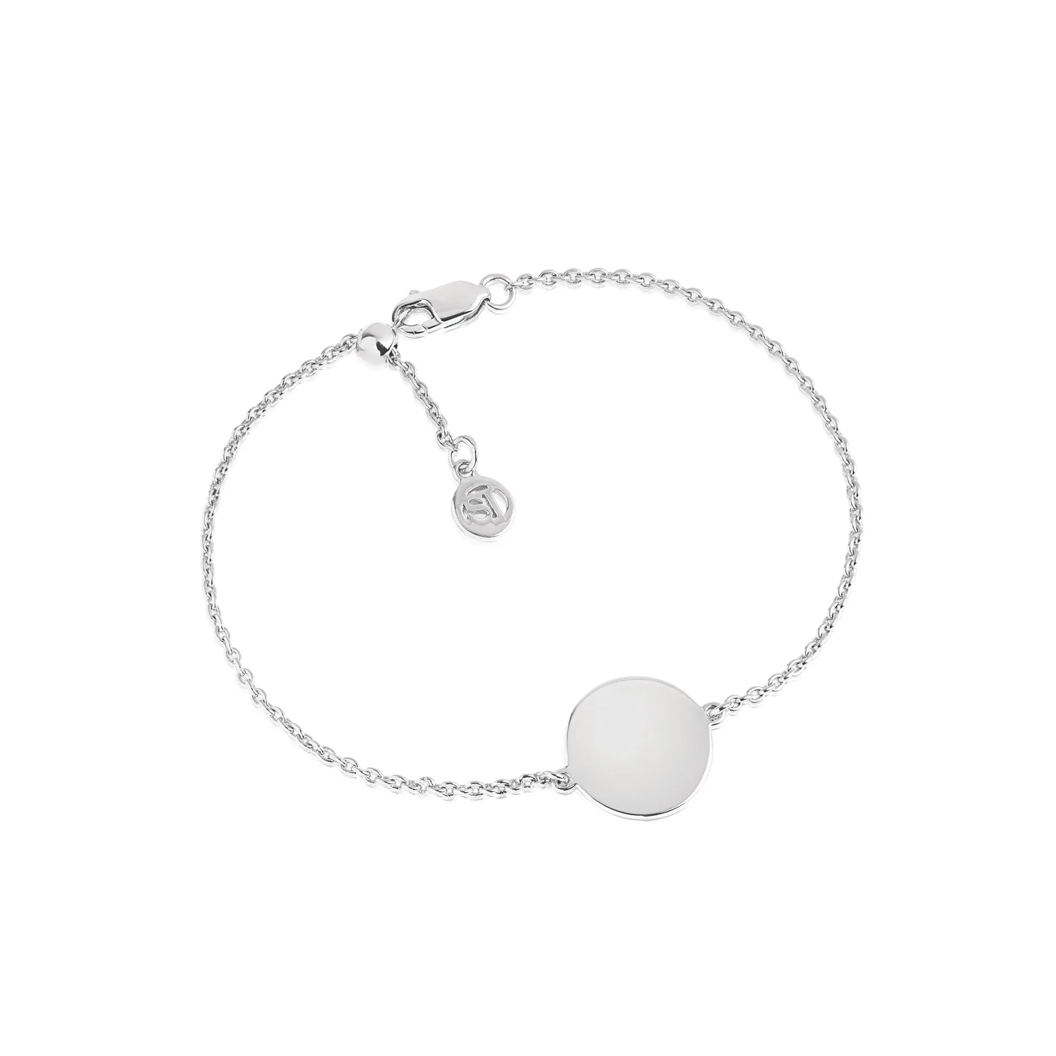 Minimalistisches Gliederkettenarmband mit Plättchen