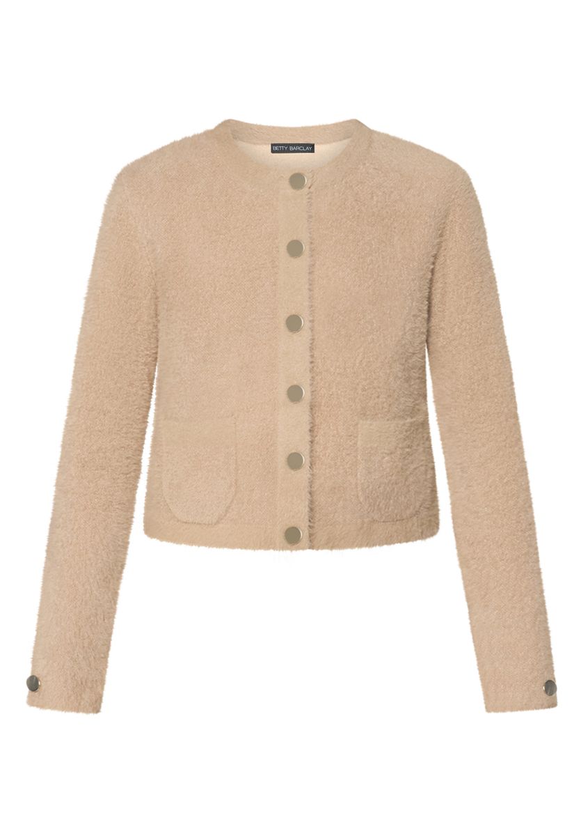 Weicher Strick-Cardigan mit Struktur