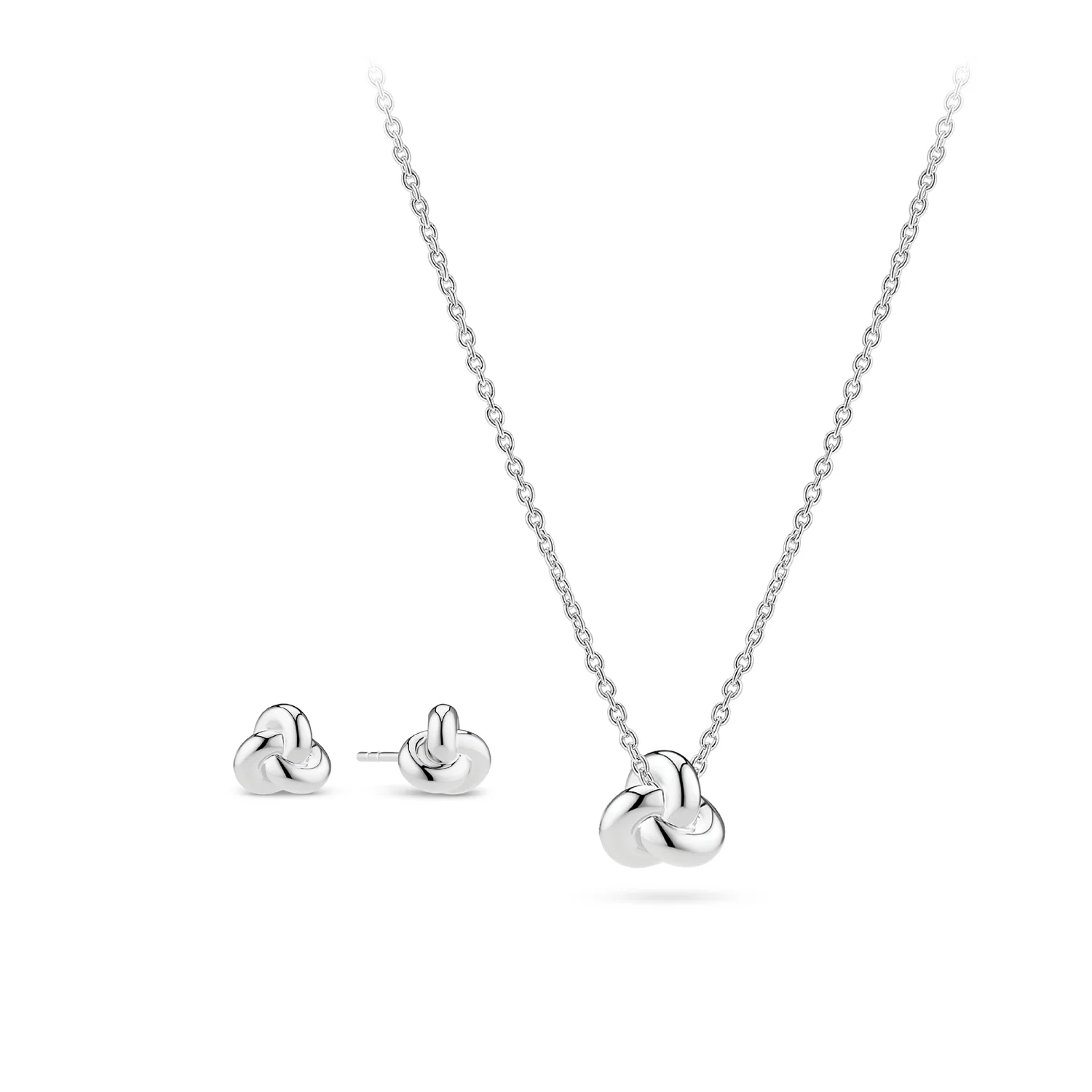 Elegantes Knoten-Schmuckset