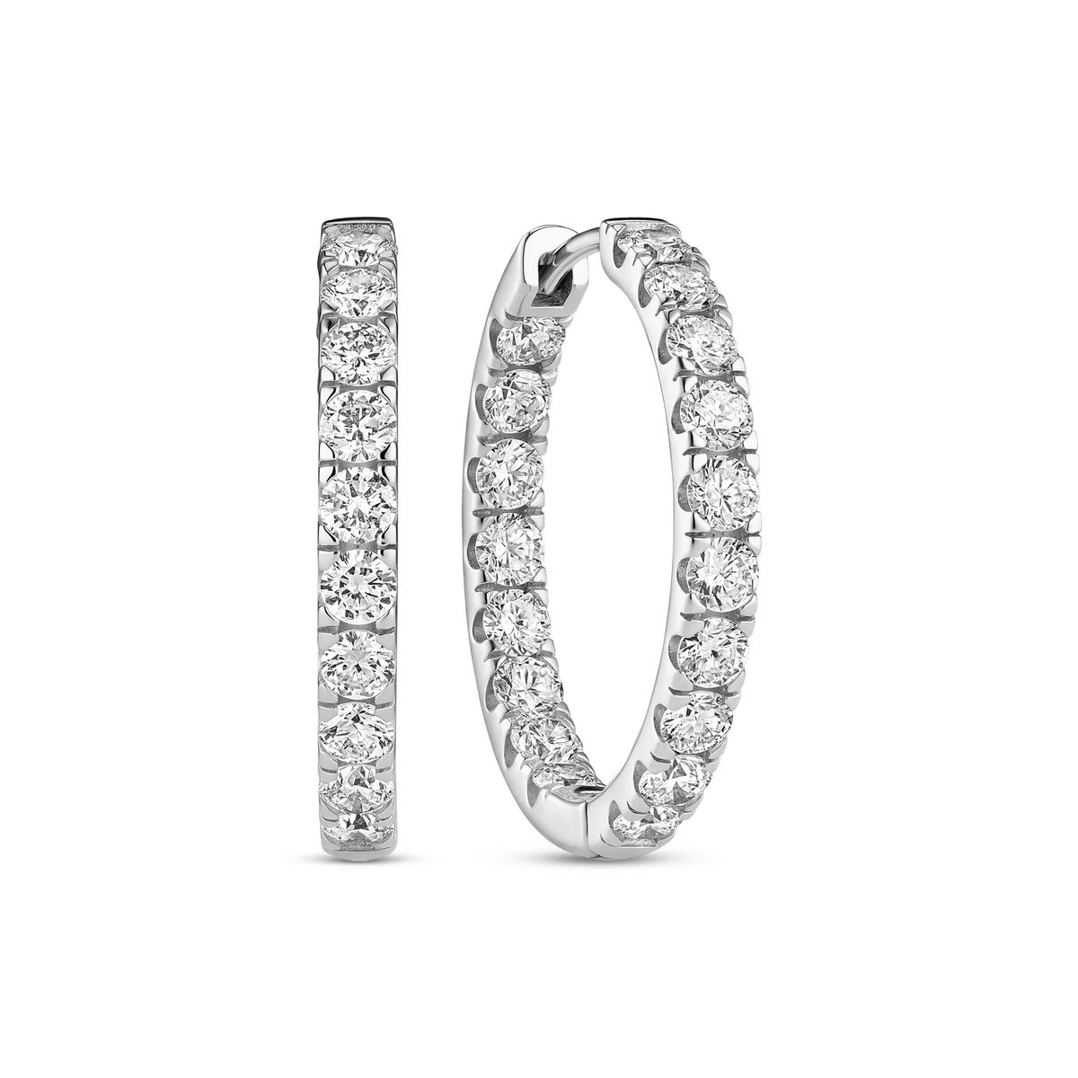 Alba Eternity Diamant-Creolen