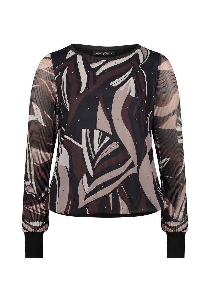 Modernes Langarmshirt mit Grafik-Print
