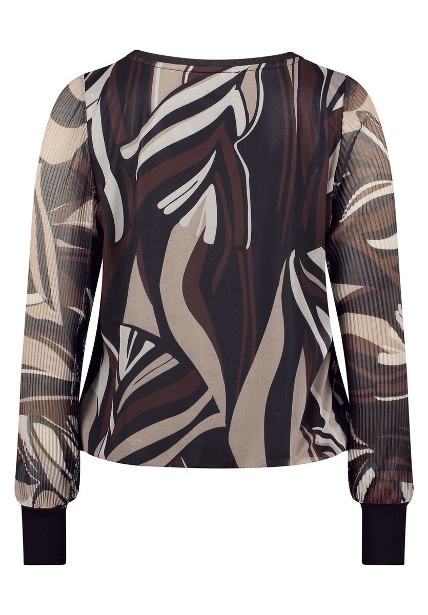Modernes Langarmshirt mit Grafik-Print