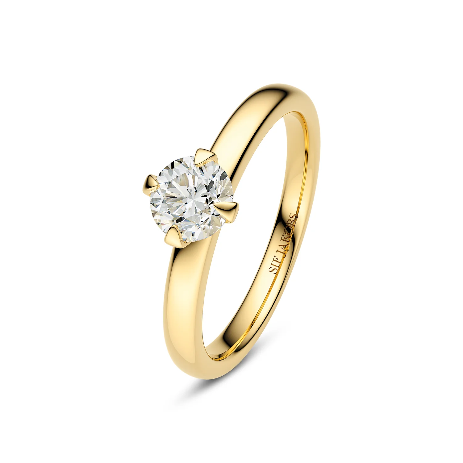 Venice Solitär-Ring mit Lab-Diamant