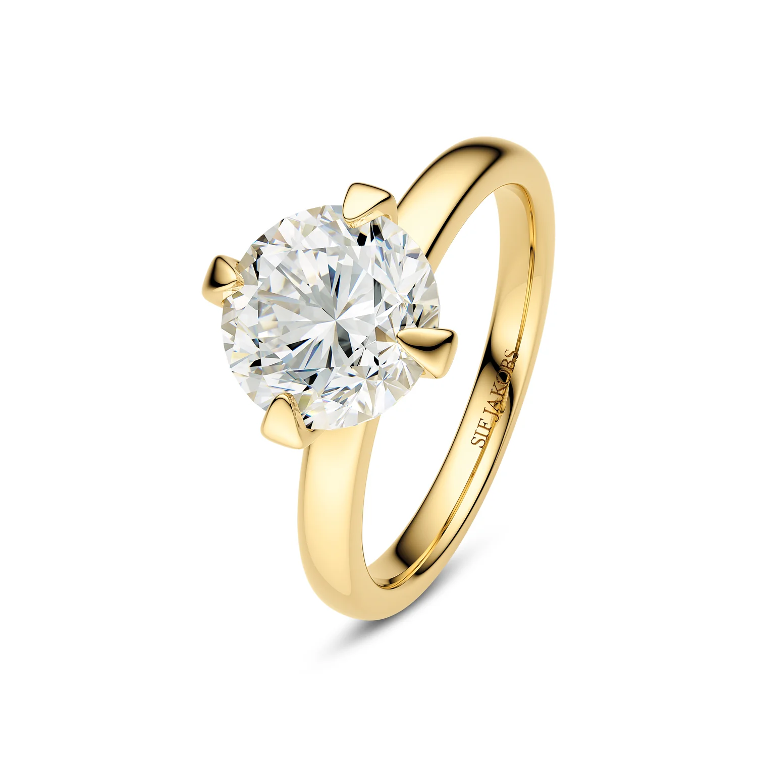 Klassischer Venedig Solitär Diamantring