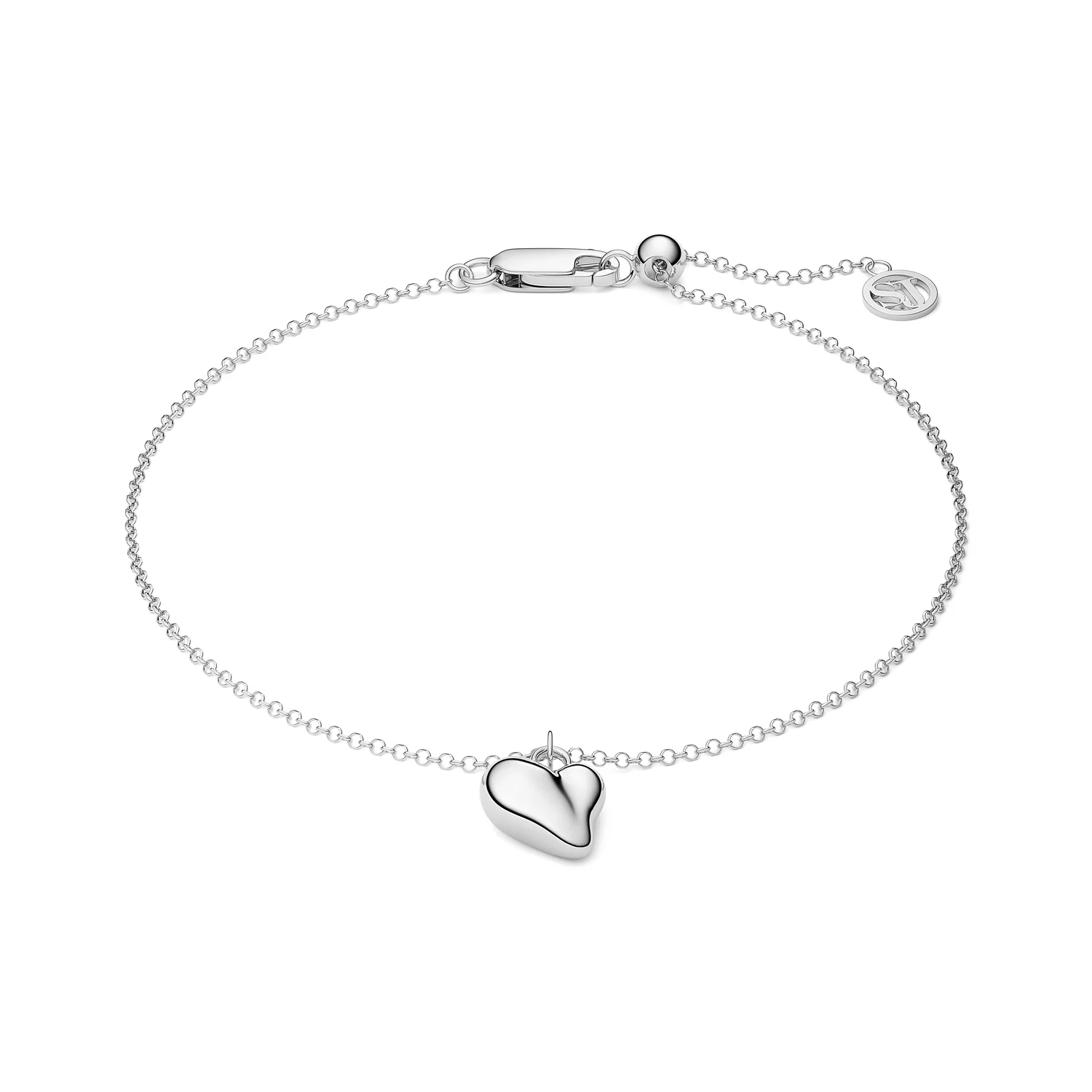 Minimalistisches Armband mit Herzanhänger