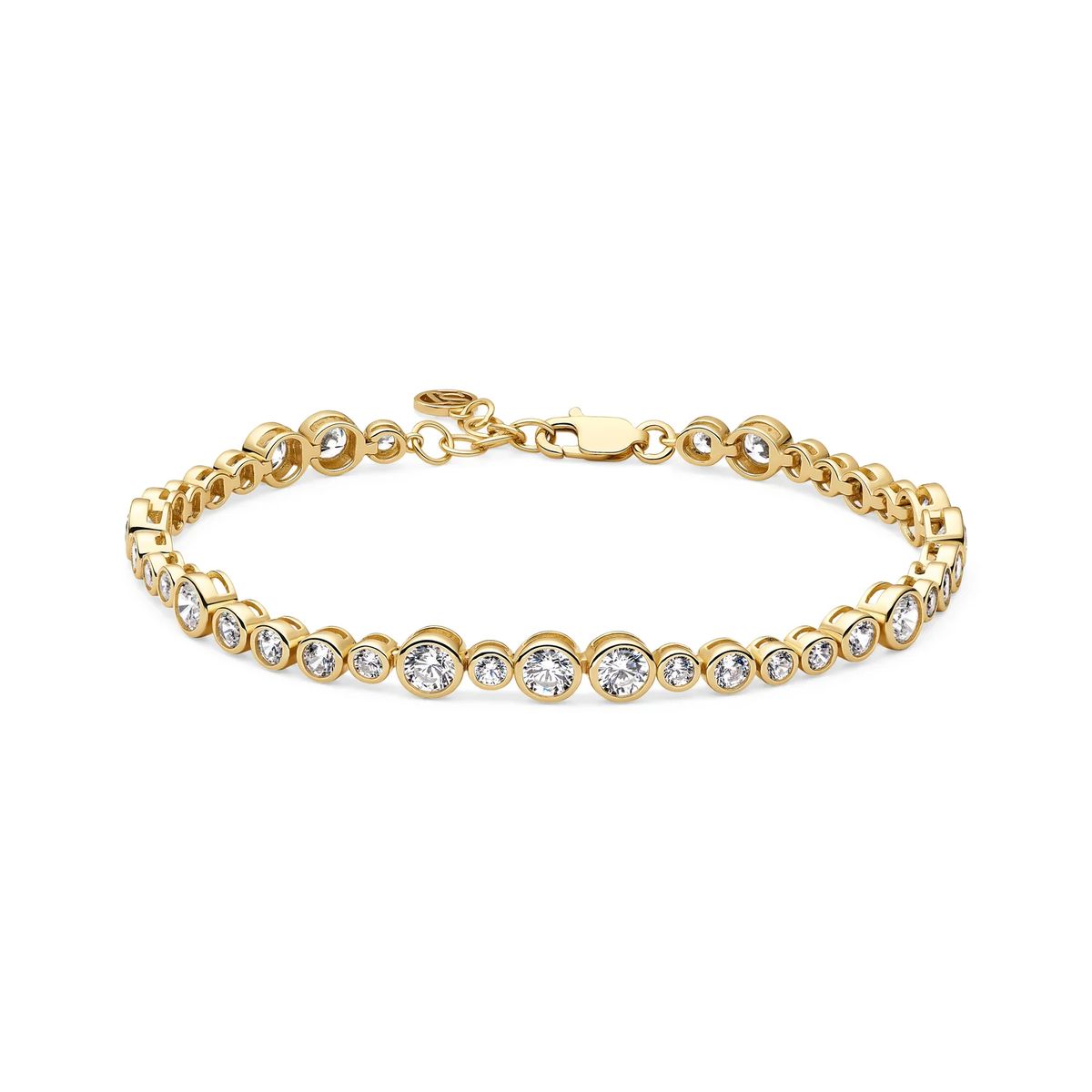 Elegantes Armband mit Zargenfassung