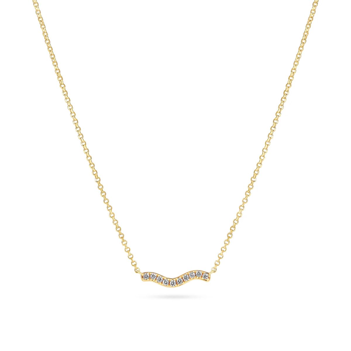 Elegante Halskette Ellera Waves