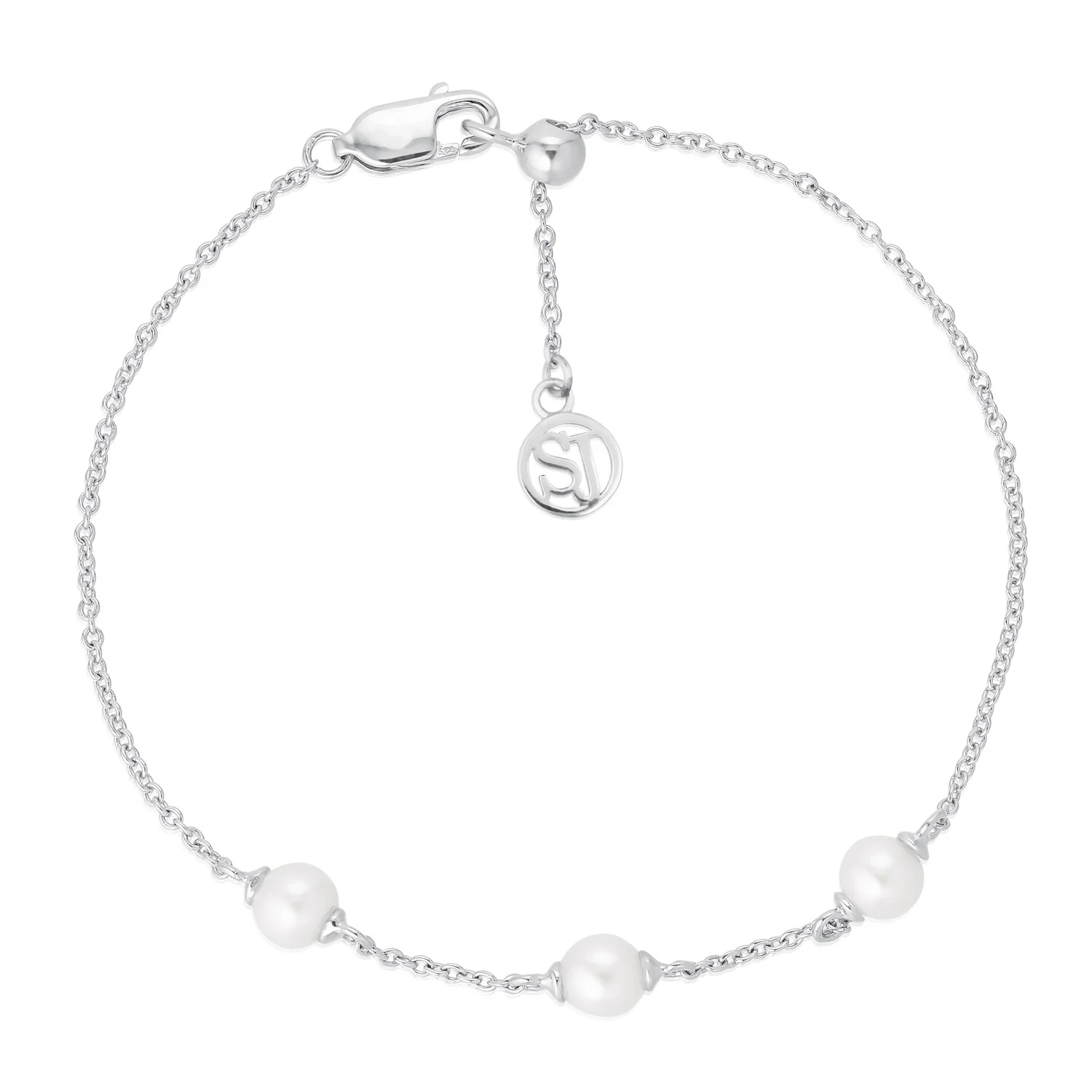 Filigranes Perlenketten-Armband