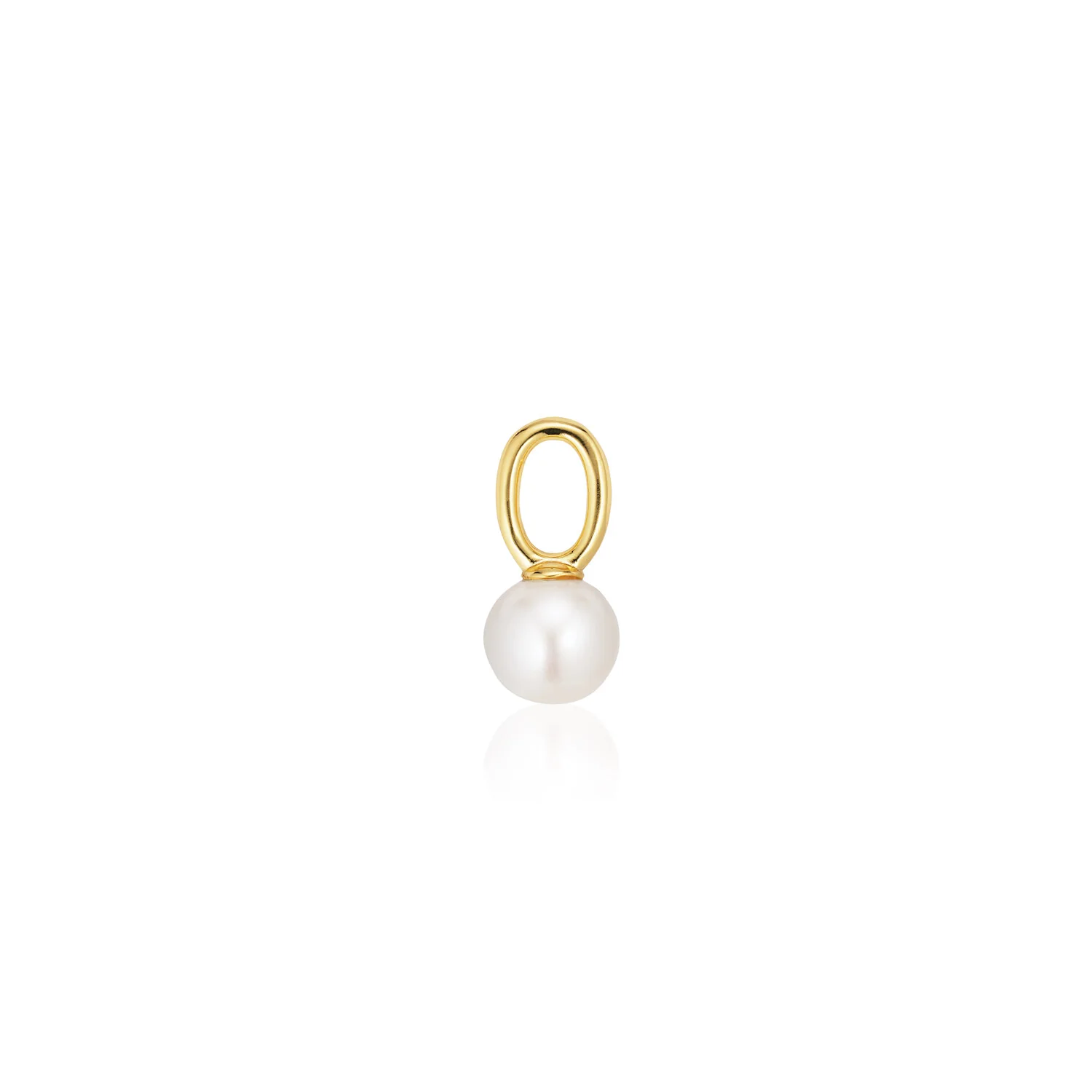 Eleganter Perlen-Charm mit Schlaufe