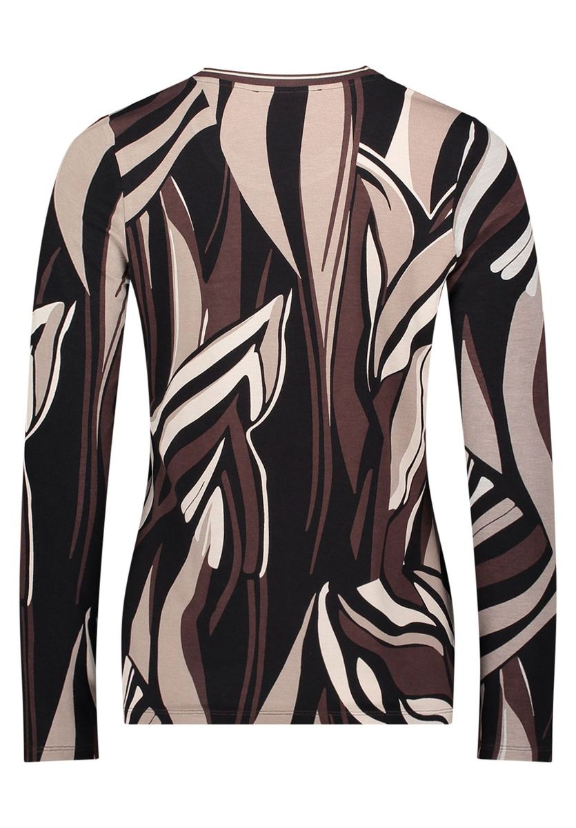 Langarmshirt mit grafischem Muster