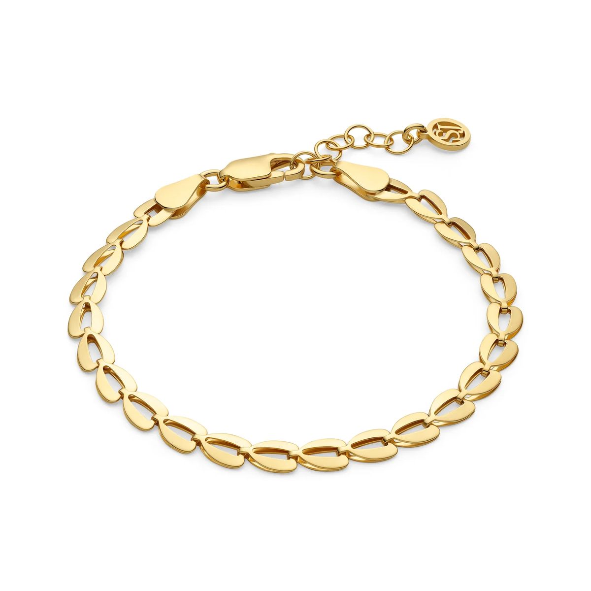 Heartbeat Gliederarmband mit Ösen