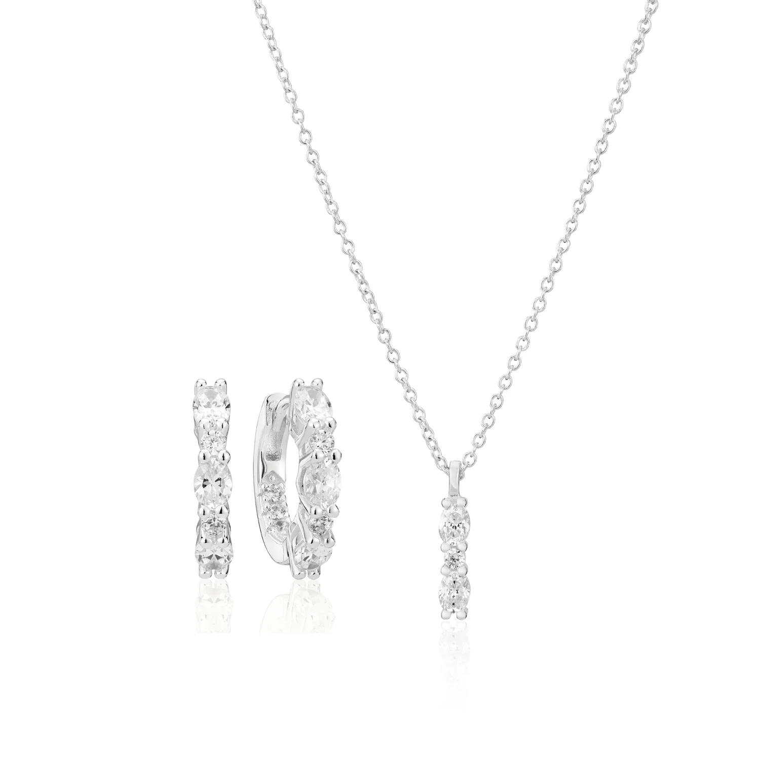 Elegante Suite mit Ovalkristallen
