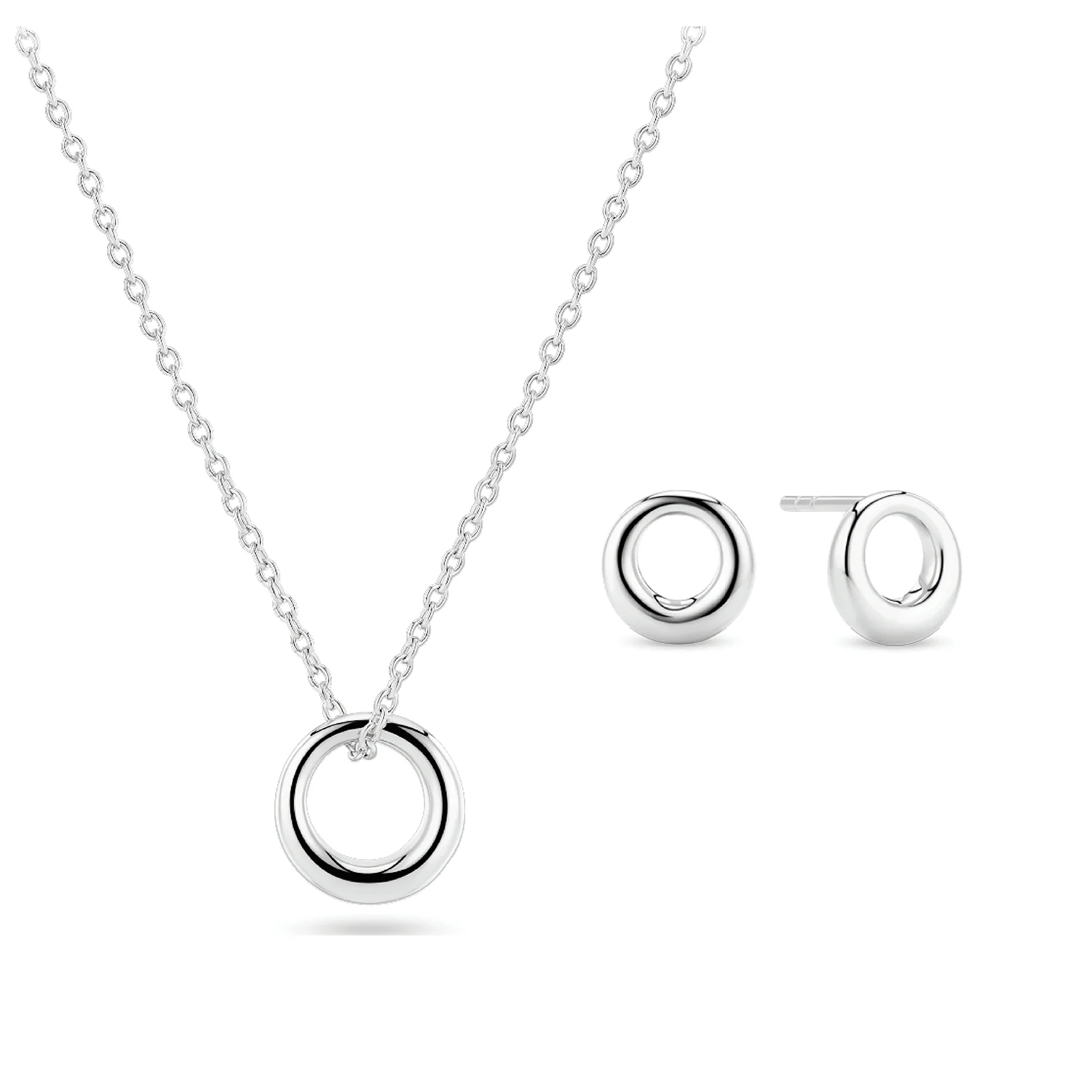 Minimalistisches Rundes Schmuck-Set