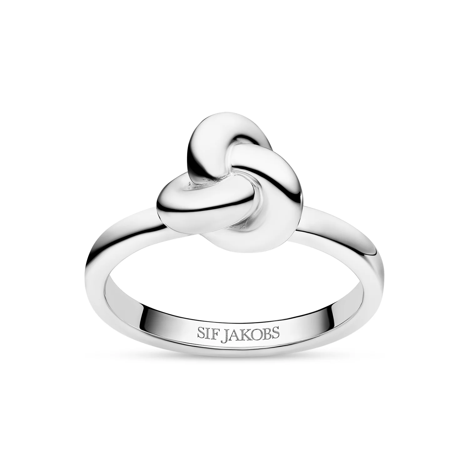 Skulpturaler Ring mit Knoten-Motiv
